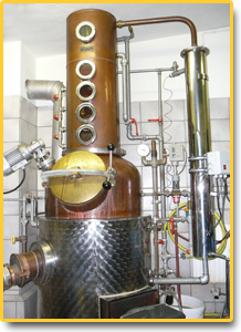 Unser Destillationsapparat